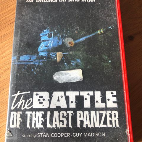 The battle of the last panzer (VHS BIG BOX)