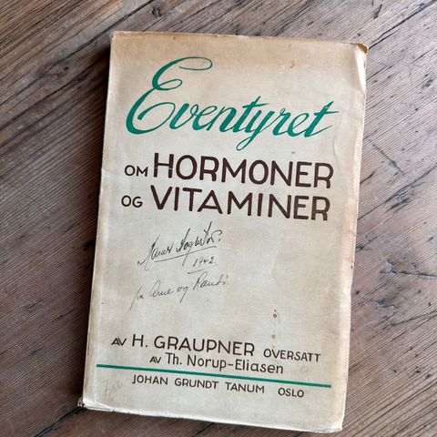 «Eventyret om hormoner og vitaminer» / 1941