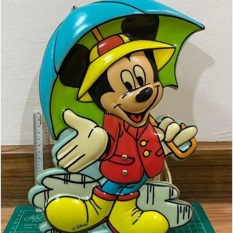 Retro Disney Lampe - Mickey mouse fra 1980