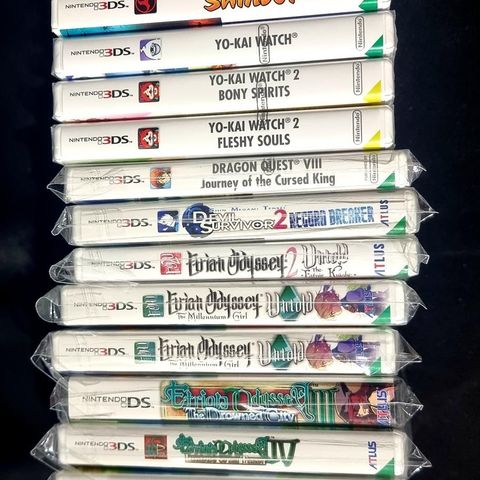 Diverse Nintendo DS og 3DS Spill