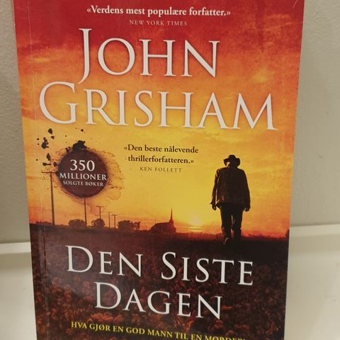 Bok" Den siste dagen" av John Grisham