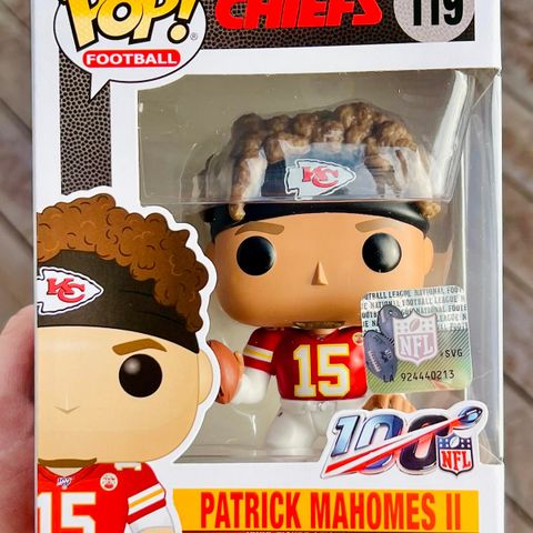 Funko Pop! Patrick Mahomes II | Kansas City Chiefs | NFL (119)