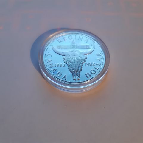 Canada - 1-Dollar - Sølv-minnemynt - Regina 1882-1982 - 1982.