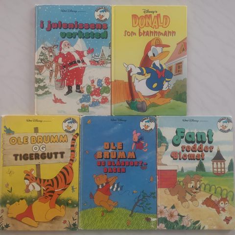 5 Disney-bøker selges samlet