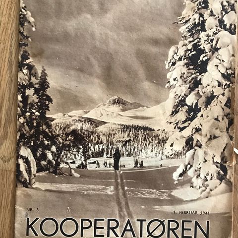 Magasinet Kooperatøren Nr. 3, 1. februar 1941 selges