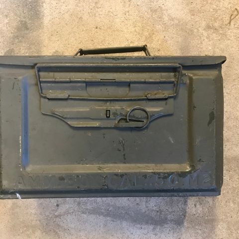 US 12/7 Cal 50 Original WW2  Ammunisjons kasse