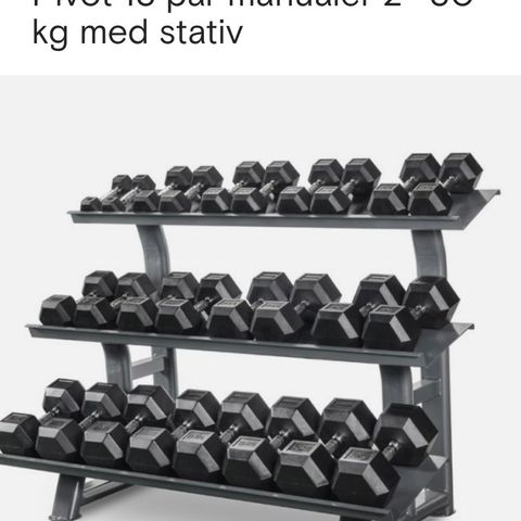 Manualer med stativ 2-30 kg