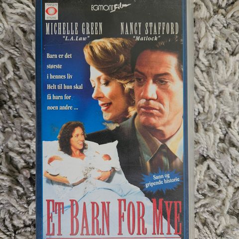 VHS Ett barn for mye - Michelle Green og Nancy Stafford