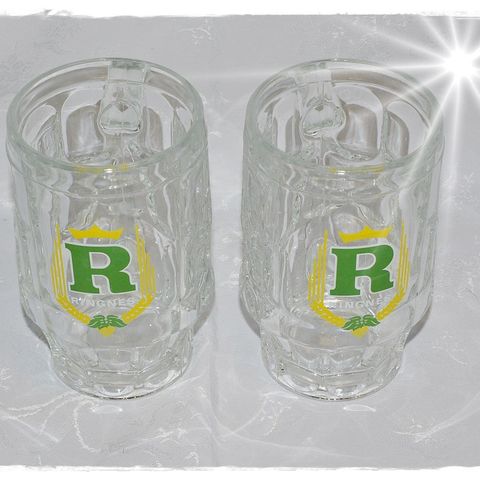 ~~~ Ringnes øl glass 0,33L (05) ~~~