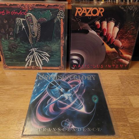 SATAN + RAZOR LP heavy thrash speed metal