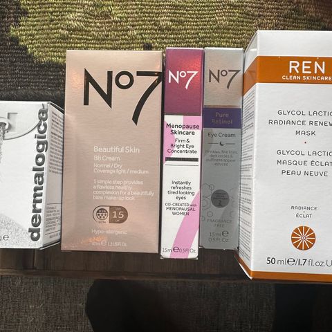 ,  No7,  REN,  Dermalogica