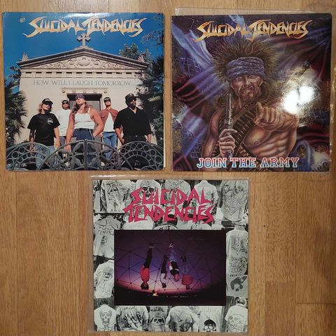 Suicidal Tendencies på LP Crossover Thrash Heavy Metal Hardcore