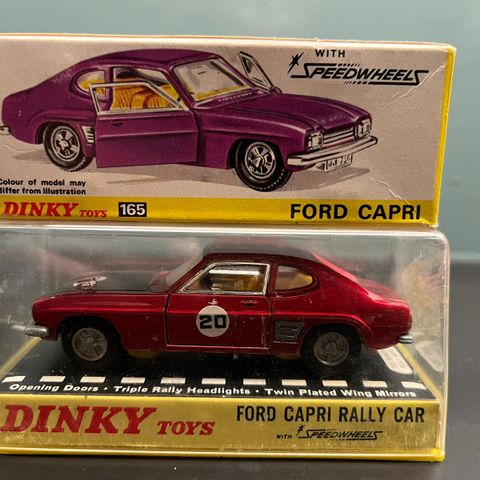 Super Flotte Modeller/Samleobjekt/Gamle Dinky Ford Capri 1:36