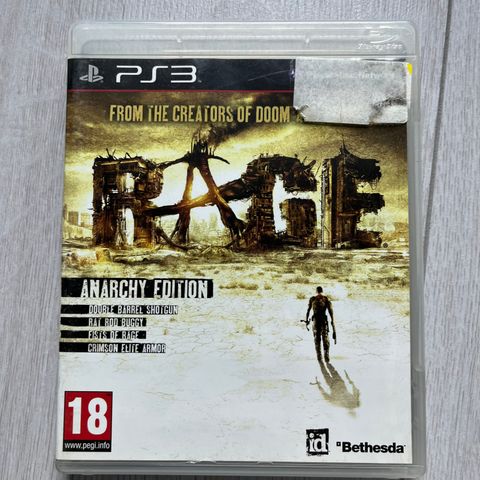 Rage Anarchy Edition PS3 - Playstation 3