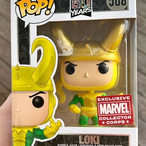 Funko Pop! Loki (First Appearance) | Marvel 80th Anniversary (508)