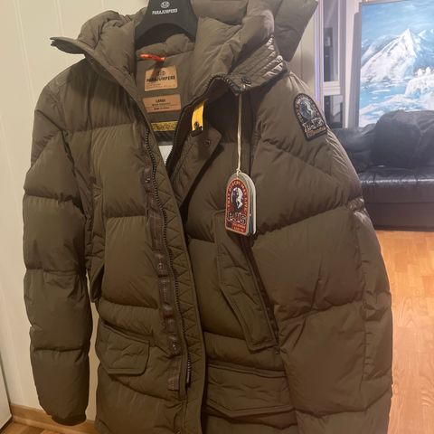 Parajumpers Hooded Down PJS Parka Grønn Ny Spar 4000kr