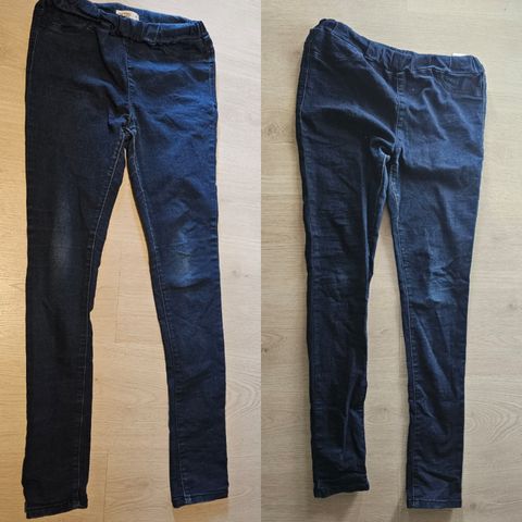 WOW Jeans bukser mørk blå str M