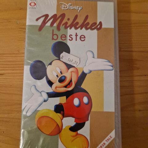 Ny forseglet Mikke's beste vhs