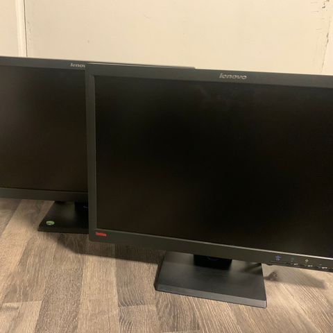 ThinkVision pc skjermer, 2 stk.