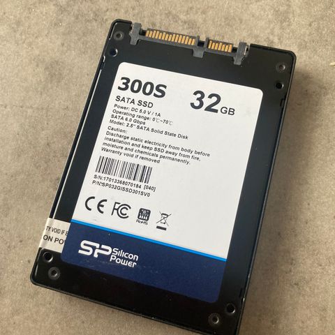 SSD Silicon Power 300S 32GB