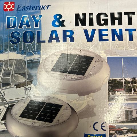 Day & night solar vent