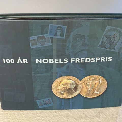 Nobels Fredspris 100 år. Praktbok fra Det Norske Nobelinstituttet / Posten.