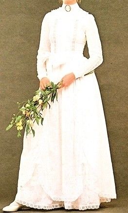 Nydelig brudekjole (S) Laura Ashley vintage