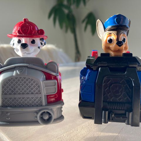 Paw Patrol figurer Marshall og Chase