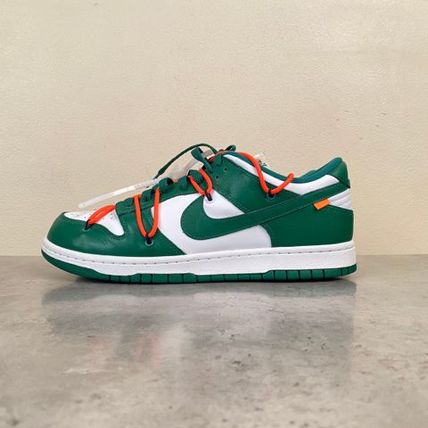 Nike Dunk Low X Off White Pine Green