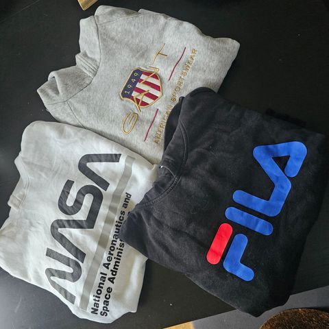 Gant, Nasa og Fila genser