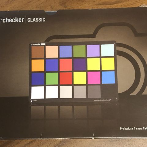 Color Checker Classic x-rite (Professional Camera Calibration Target)