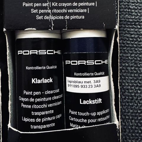 Paint Pen Set Lapis Blue Metallic - Porsche 3A9