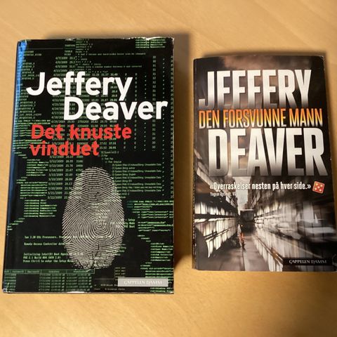 Bøker av Jeffery Deaver