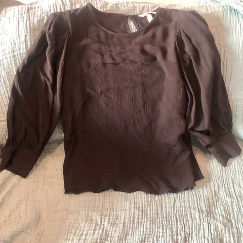 Ubrukt, svart bluse fra H&M str 44