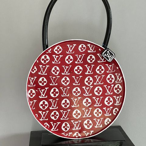 Giant Louis Vuitton/Supreme Handbag