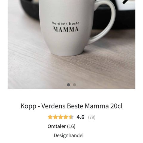 Verdens beste mamma/ pappa kopp