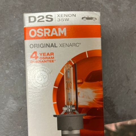2 stk Osram xenon D2s