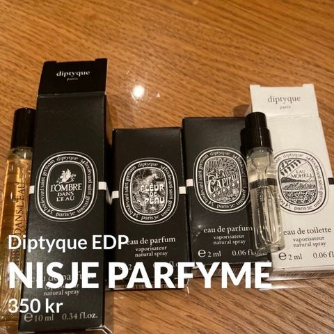 Diptyque EDP miniatyrer/ prøver