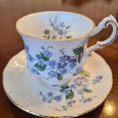 Paragon England Fine Bone China kopp med skål