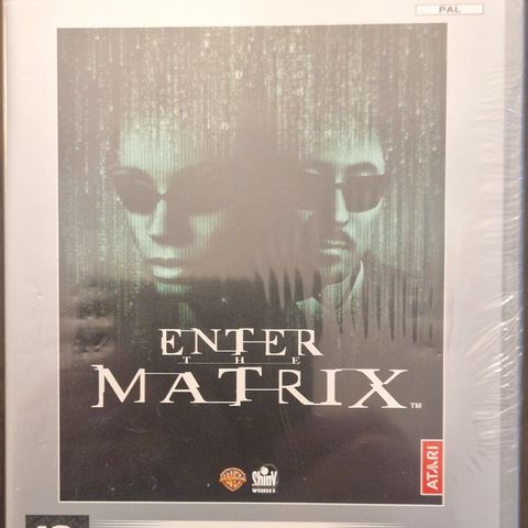 PS2 Enter the Matrix Platinum, ubrukt og forseglet