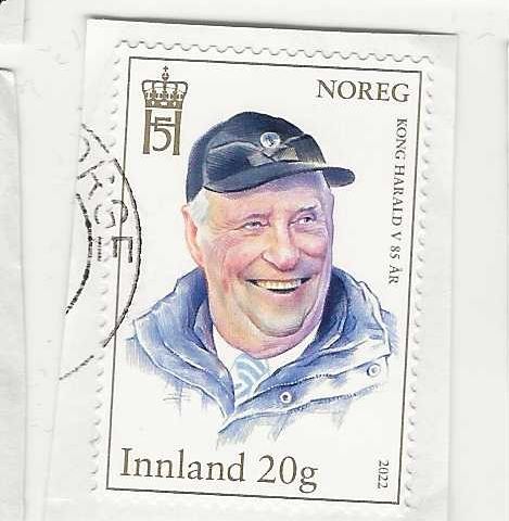 Frimerker  Kong Harald 85 år 2022