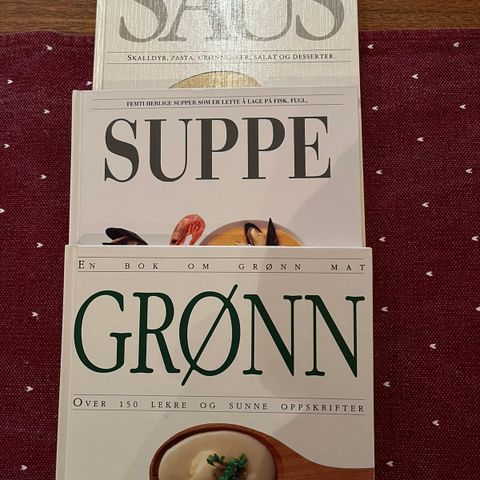 Suppe, saus og grønn boken, oppskrifter