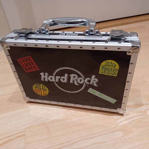 Poker sett Hard rock cafe "Roadie samle sett"