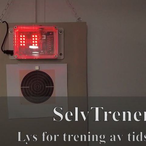 SelvTrener | Timer med lys for trening av tidsfølelse. (Pistol baneskyting)