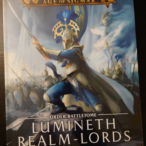 Warhammer: Age of Sigmar - Lumineth Realm-Lords battletome (Ny i plast)