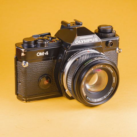 Olympus OM-4 med 50mm 1.8