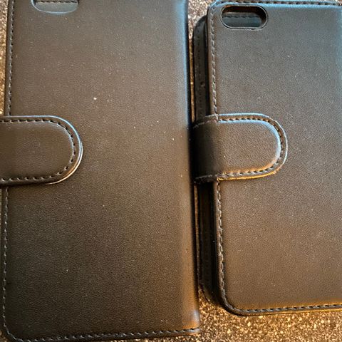 2 Iphone lommebokdeksel, en kortholder