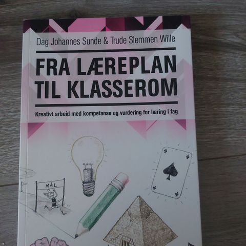 Boka "fra læreplan til klasserom" til salgs!