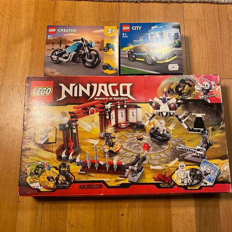 Lego Ninjago, Lego City og Lego Creator