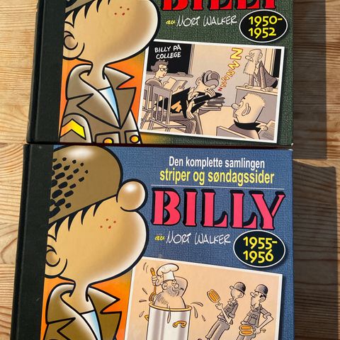 2stk Billy komplette årganger1950/52 og 1955/56